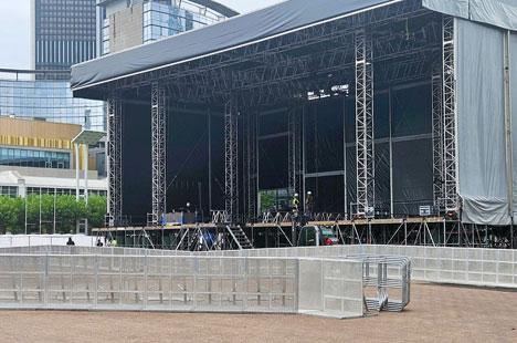 event absperrungen frankfurt